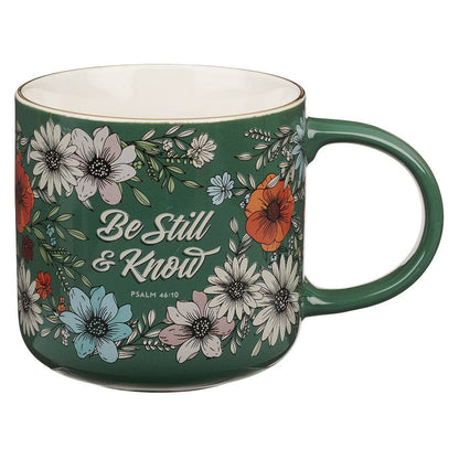 Mug Teal Be Still &amp; Know Ps. 46:10