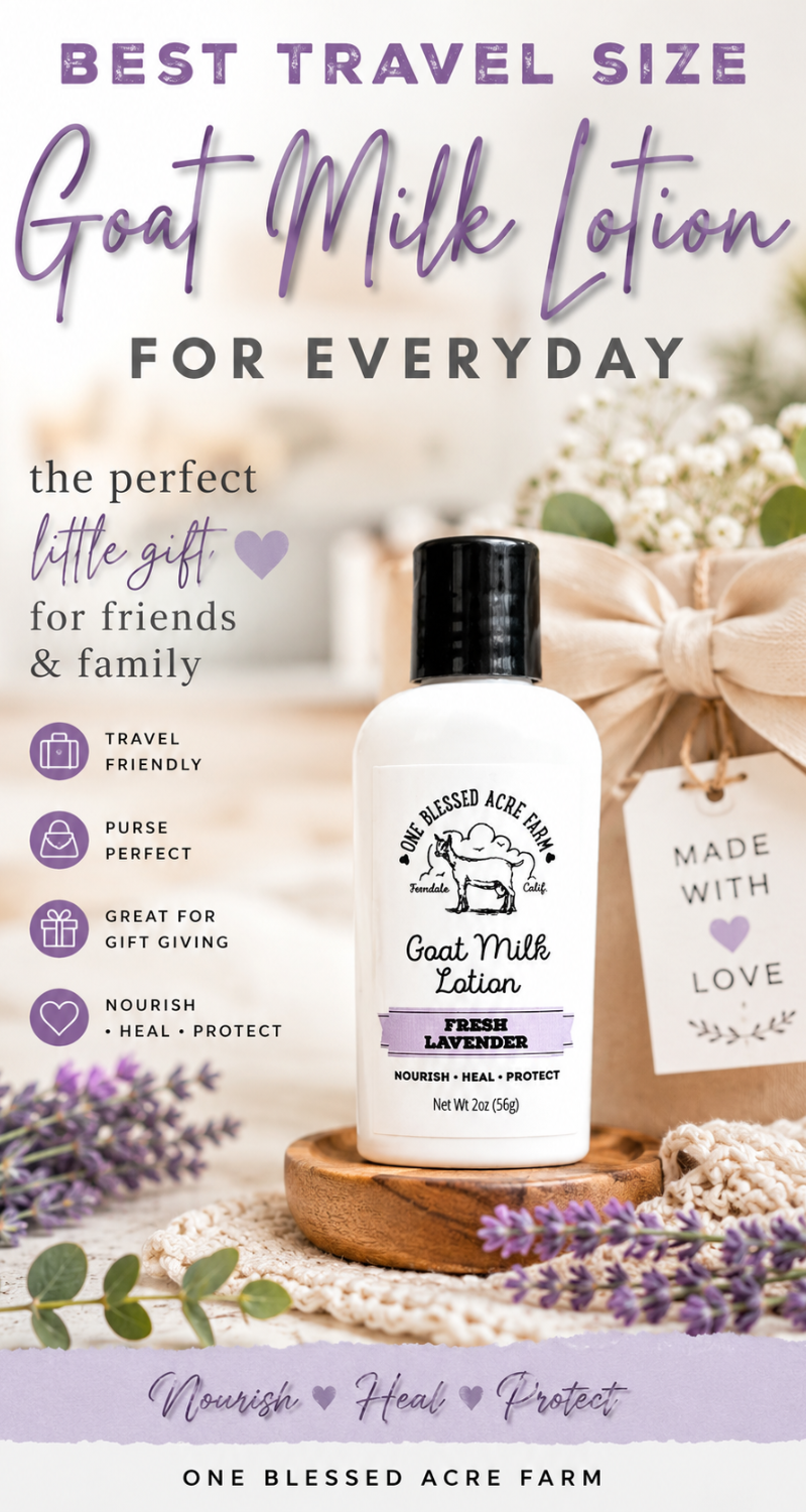 Goat Milk Lotion Hand Cream Body Lotion Travel Size Lotion
