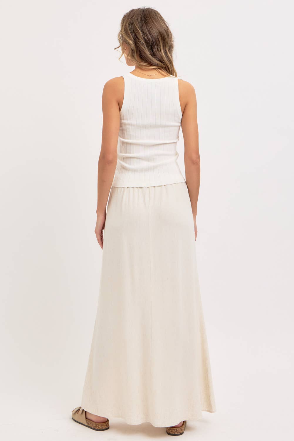 May Linen Maxi Skirt