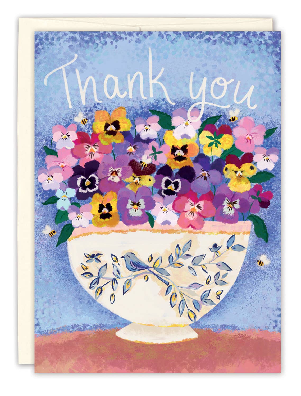 Pansies Thank You Card