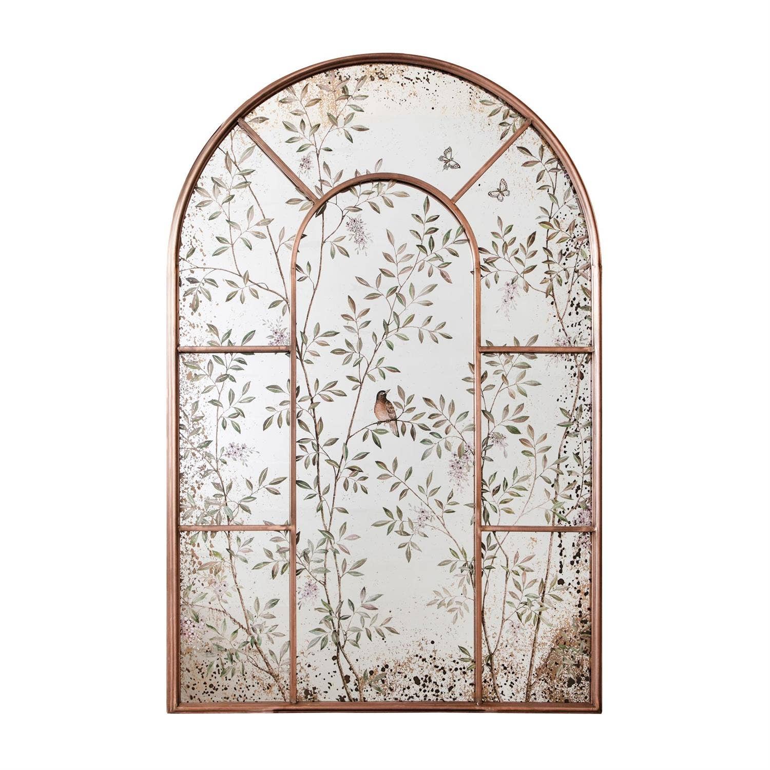 Mirror - Arched Window, Garden Decal