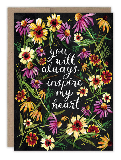 Wildflowers Anniversary Card