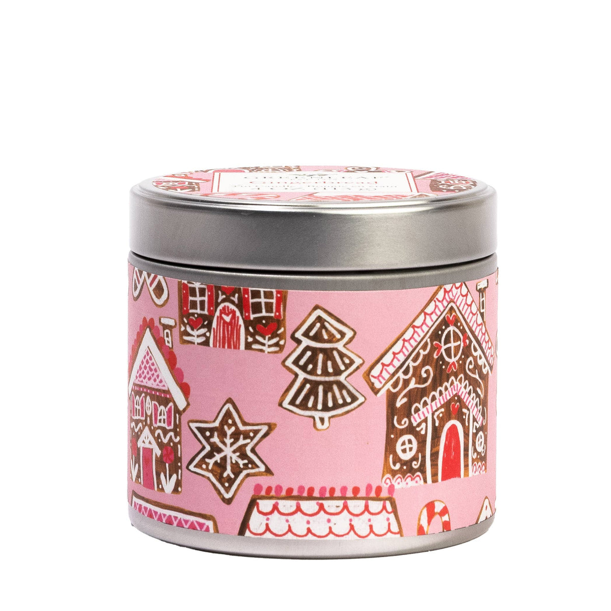 Gingerbread Tin Candle