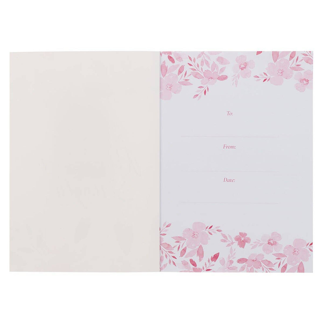 Notebook Bound Pink Floral Renew Their Strength Isa. 40:31