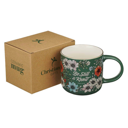 Mug Teal Be Still &amp; Know Ps. 46:10