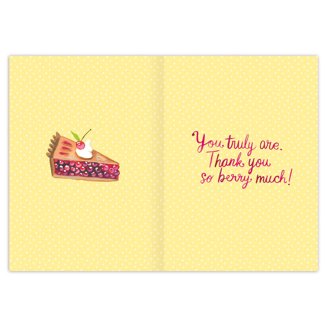 Sweet As Pie Thank You Card