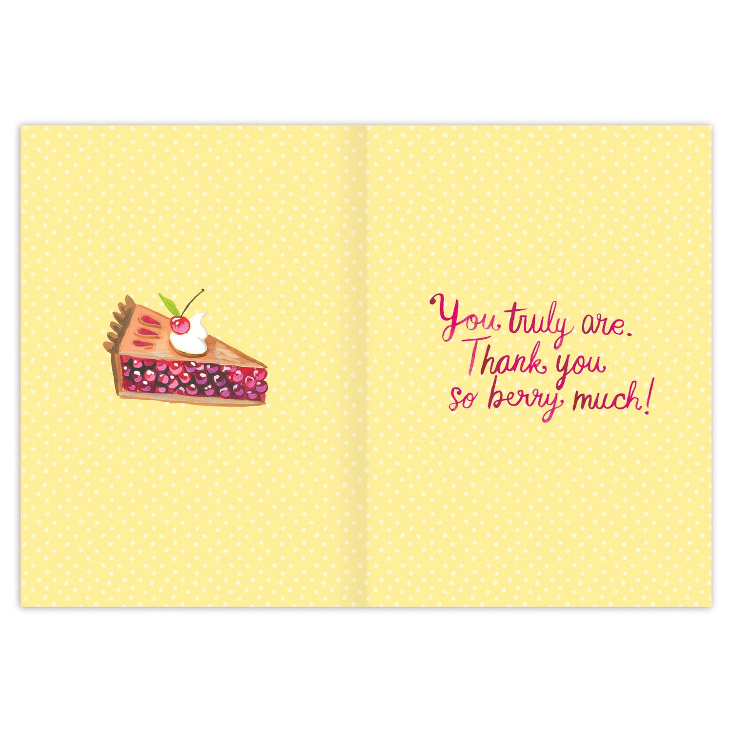 Sweet As Pie Thank You Card