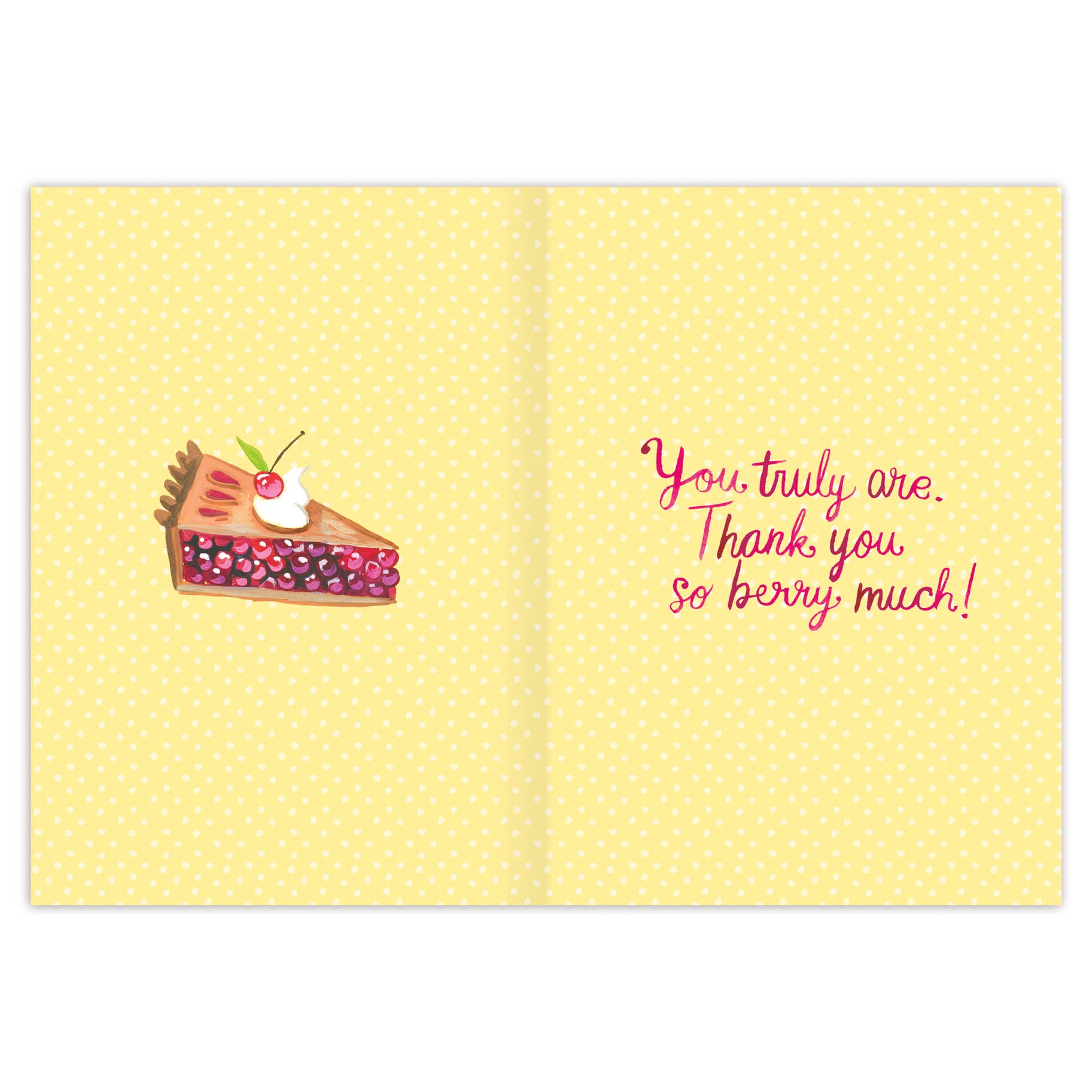 Sweet As Pie Thank You Card