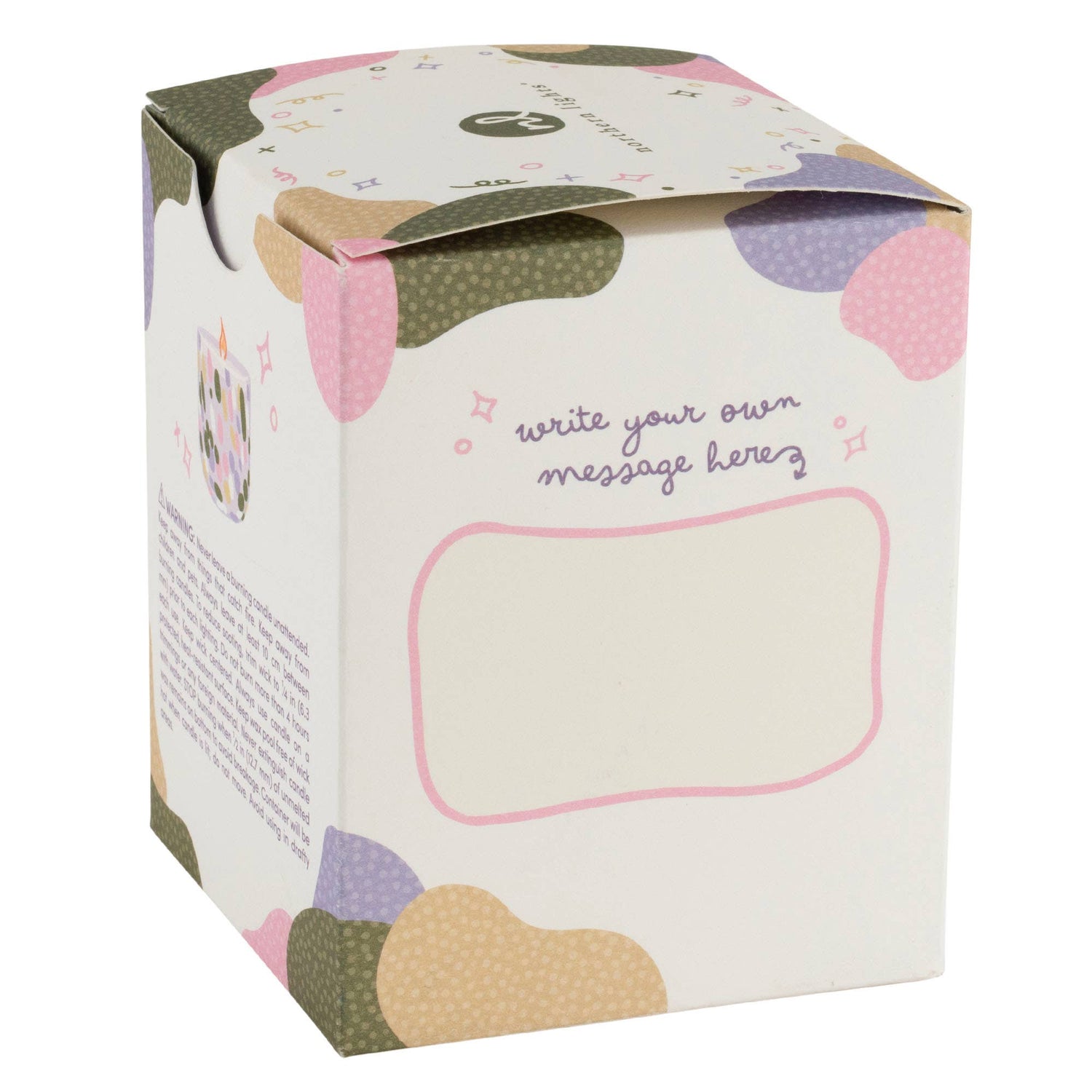 You Deserve Flowers! Candle