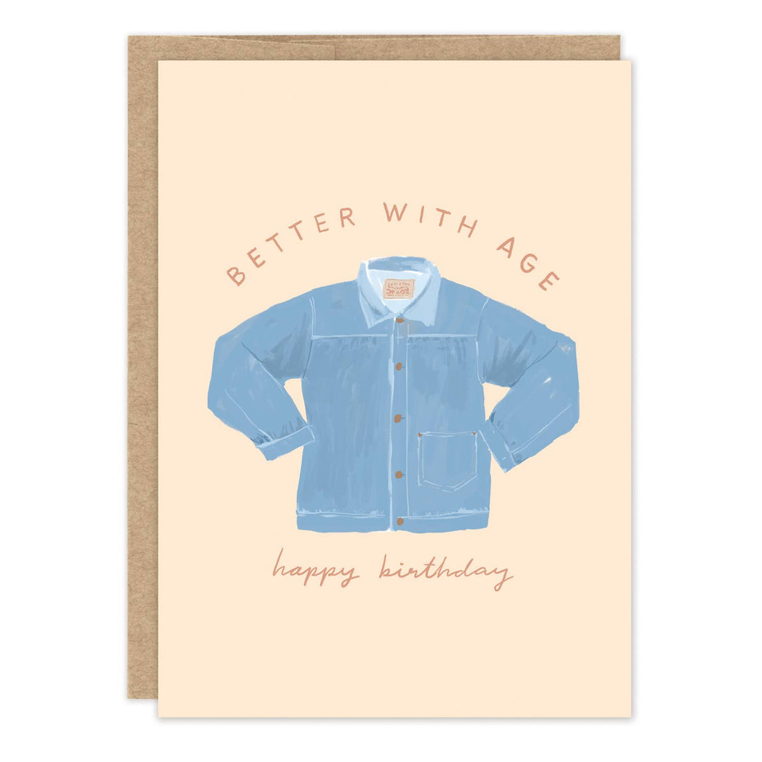 Better With Age Denim Jacket Birthday Card