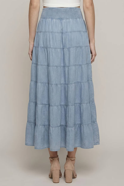 Juliette Tiered Maxi Skirt