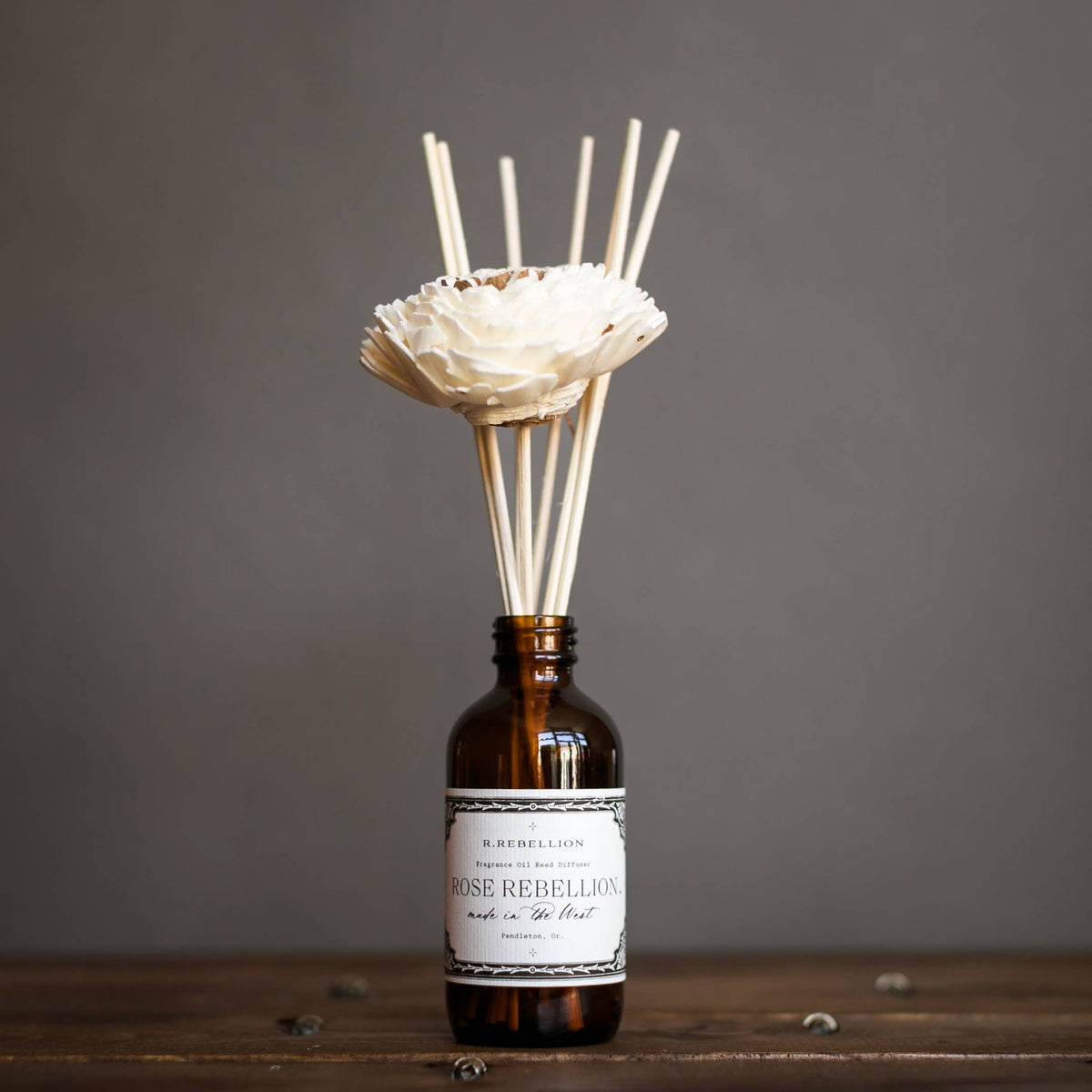Florist Reed Diffuser Rose Rebellion Reed Diffuser 4 oz. – Desert Rose Florist & Boutique