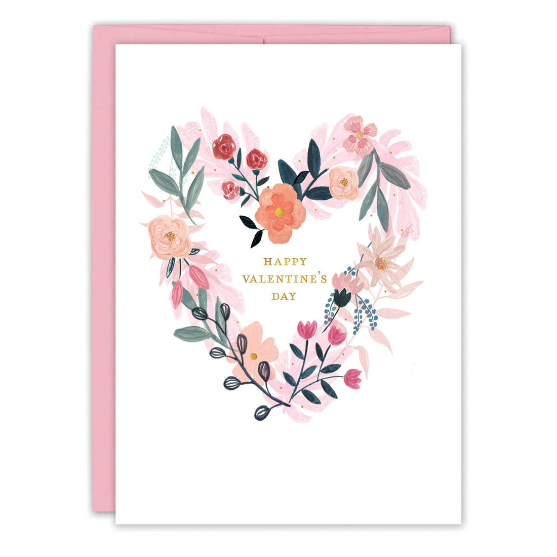 Floral Heart Valentine&