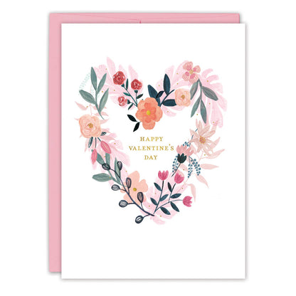Floral Heart Valentine&