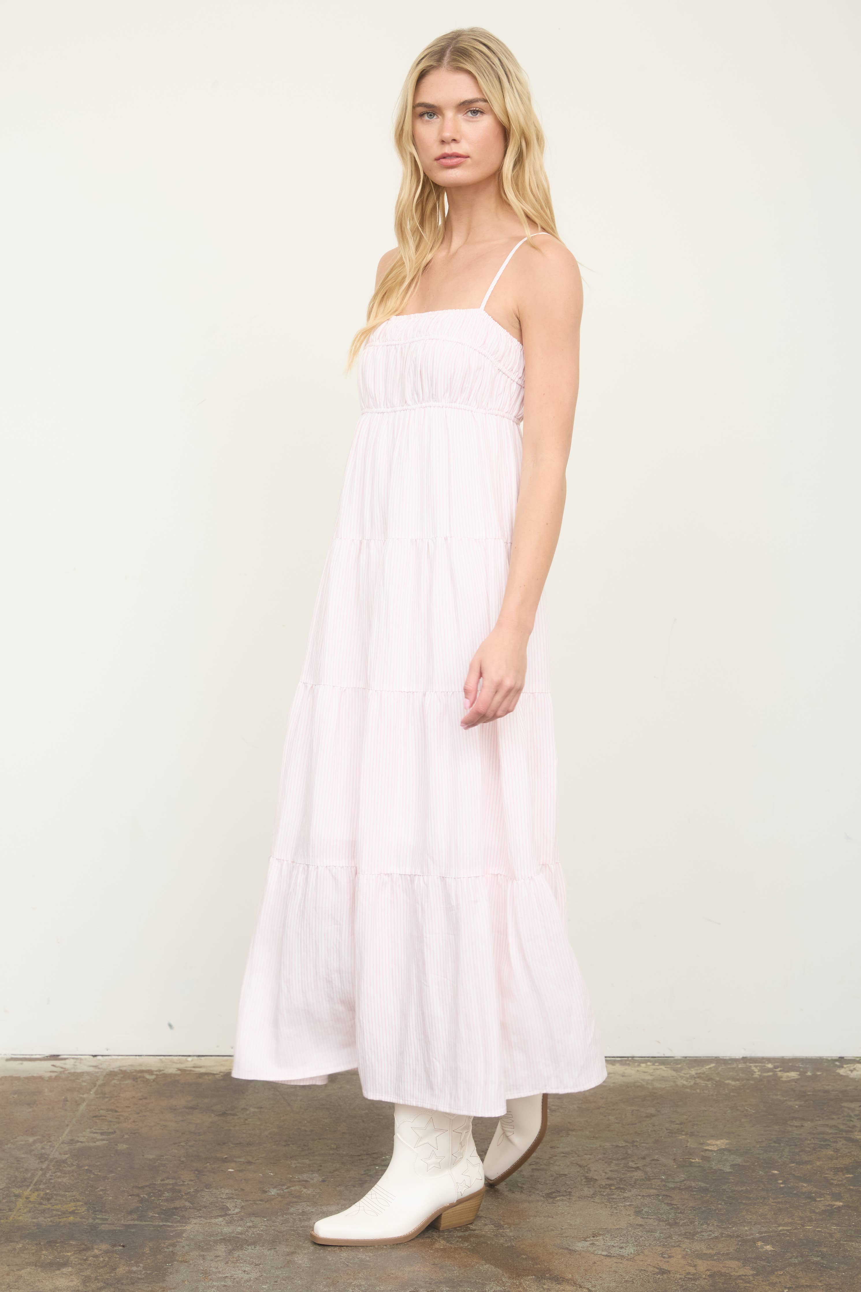 Gracie Tiered Midi Dress