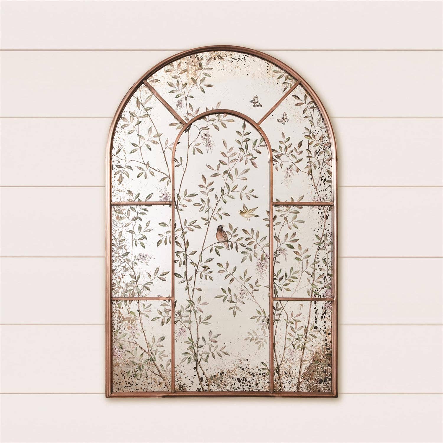 Mirror - Arched Window, Garden Decal