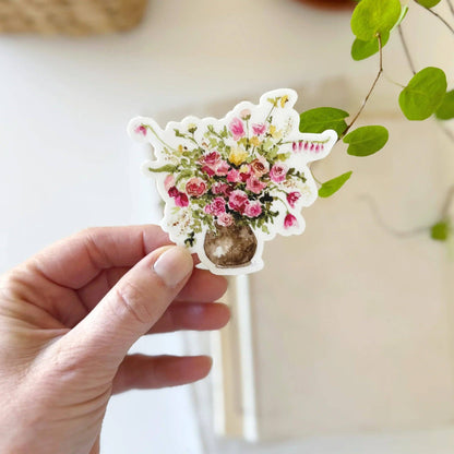 Rose bouquet sticker
