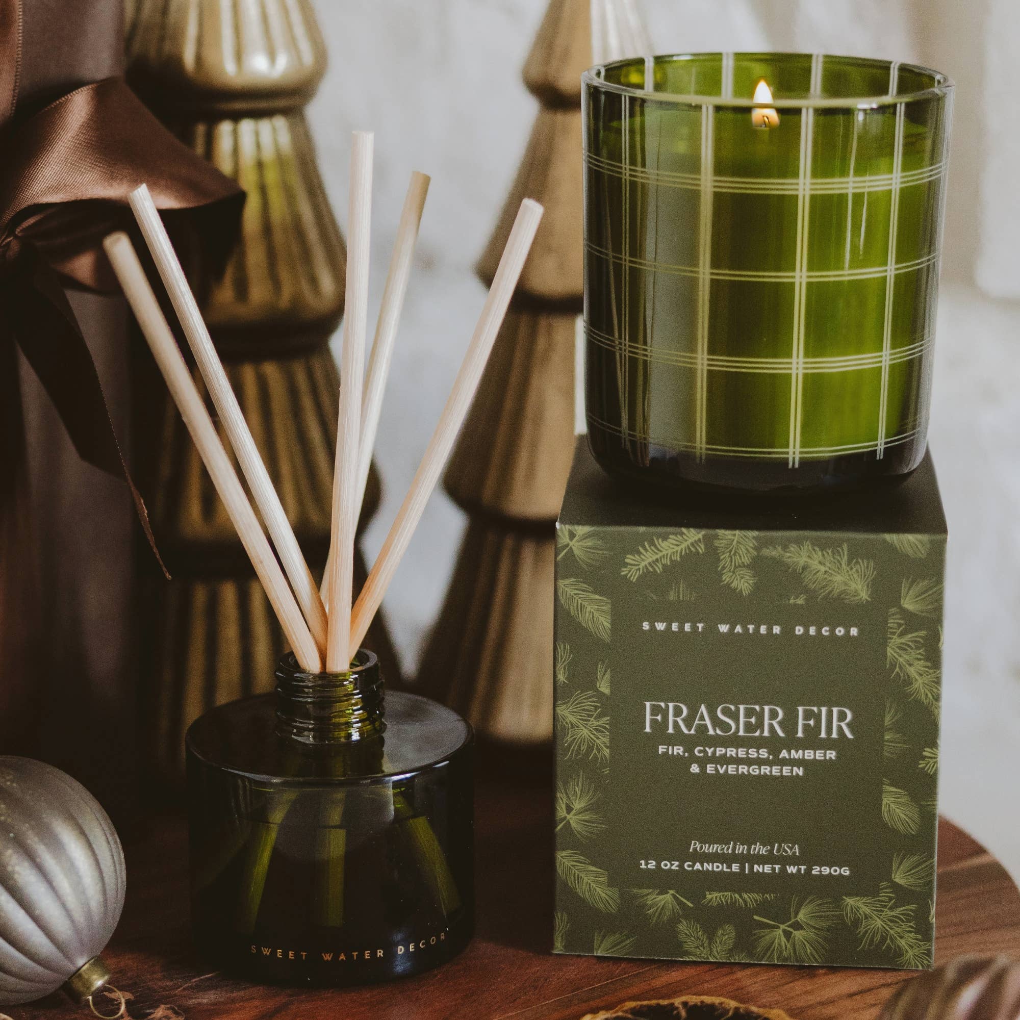 Fraser Fir 12 oz Boxed Soy Candle