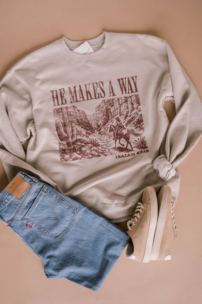 He Makes A Way Pullover