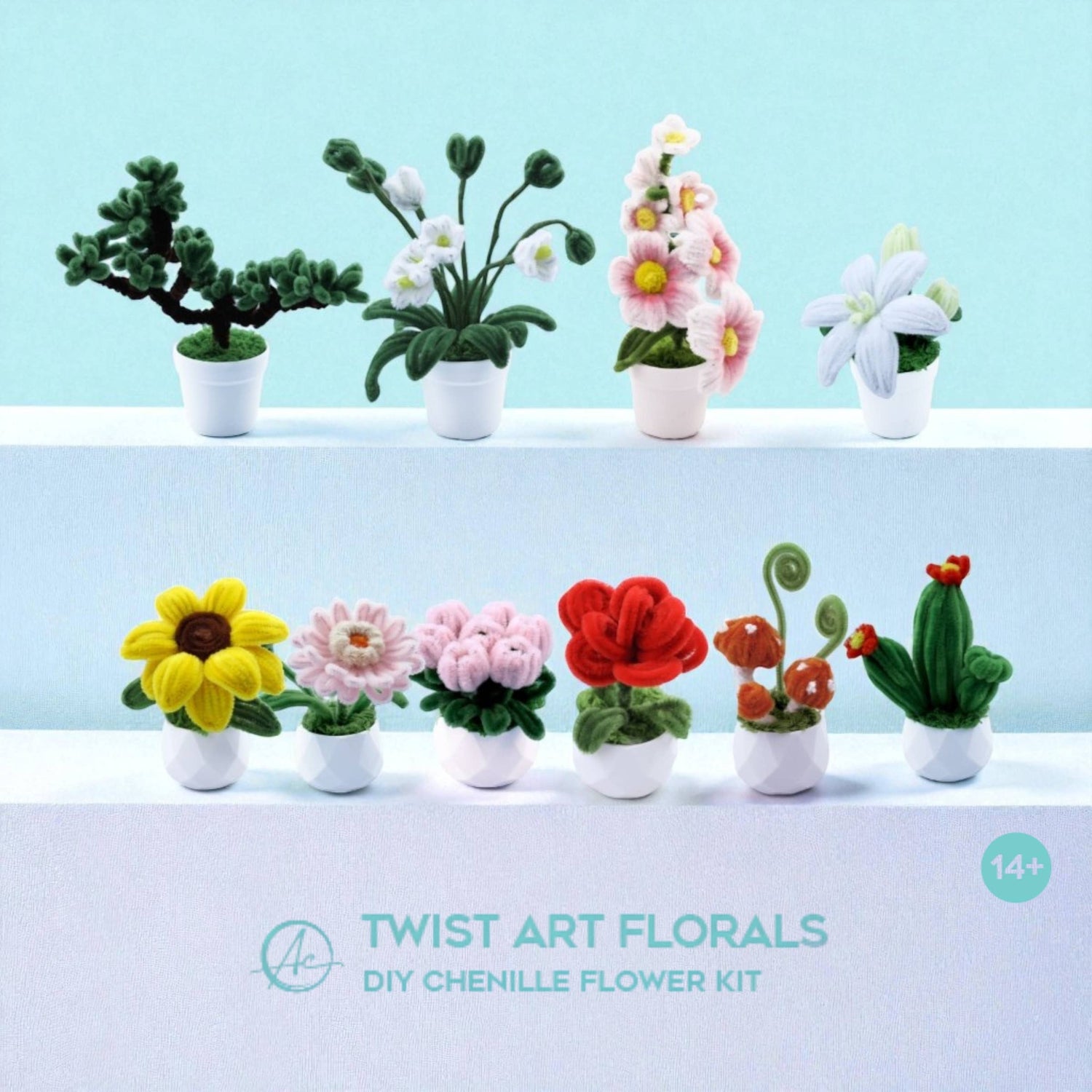 Tulips Twist Art Floral DIY Kit