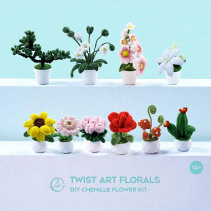 Tulips Twist Art Floral DIY Kit