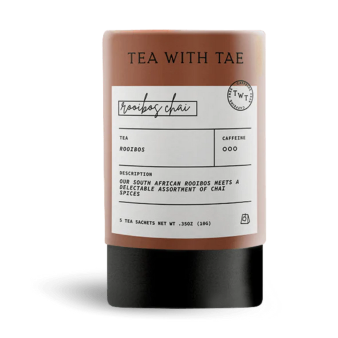 Rooibos Chai Herbal Decaf Mini Tube Gift (5 tea bags)