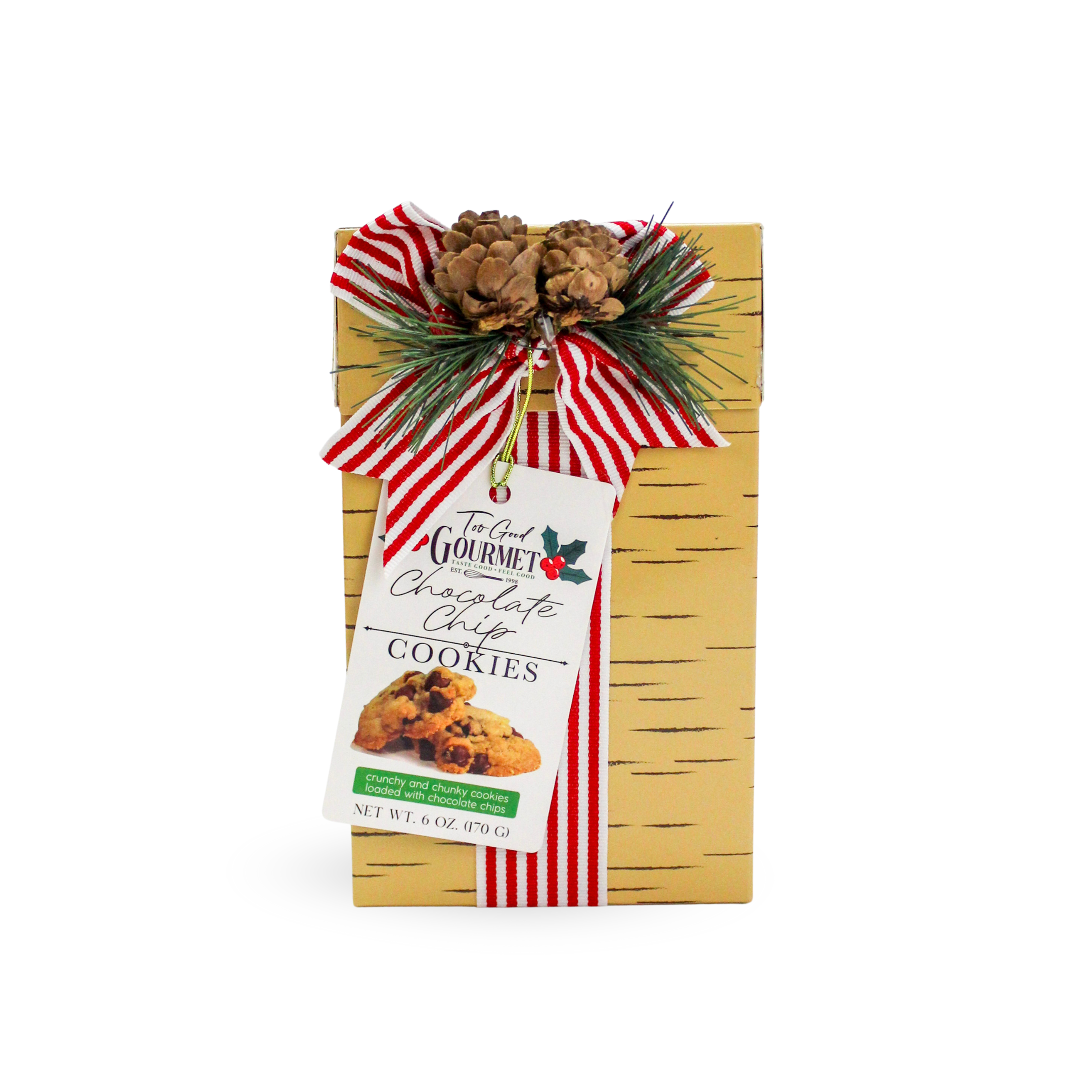 Holiday Birch Present Cookie Box
