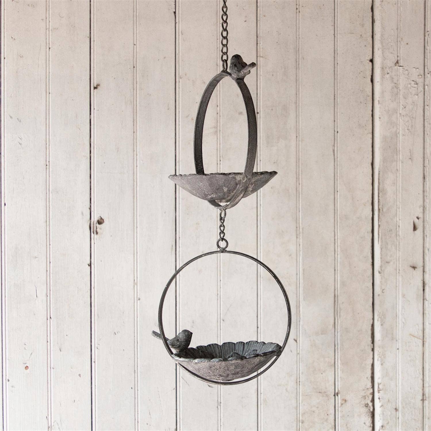 Two-Tiered Hanging Bird Feeder