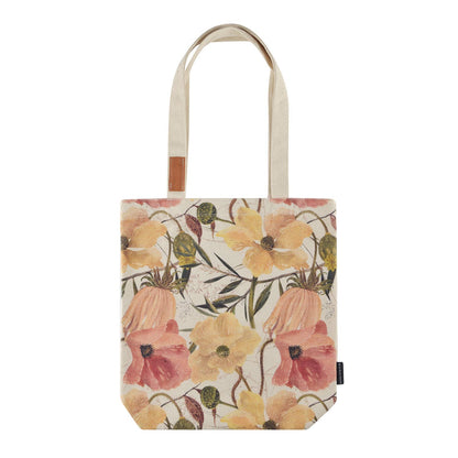 Floral Canvas Tote Bag