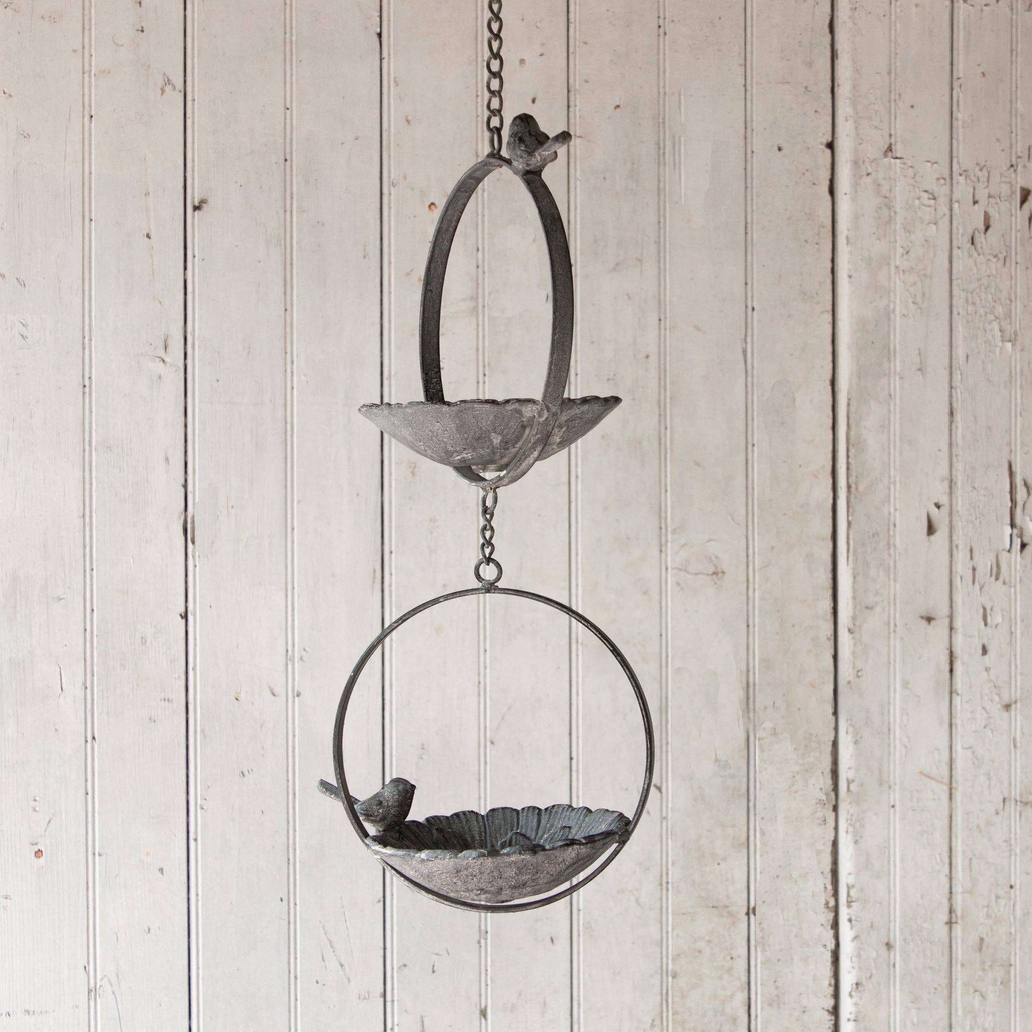Two-Tiered Hanging Bird Feeder