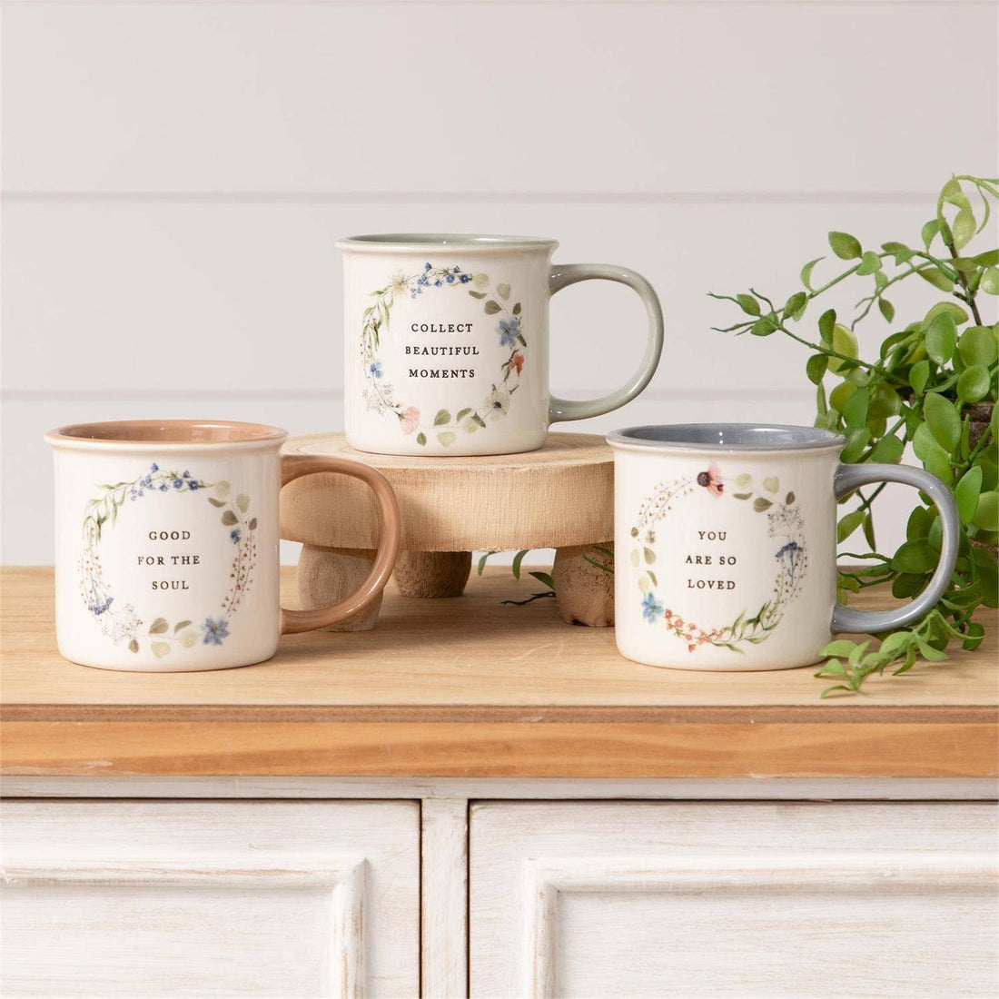 Mug Dried Floral Wreaths