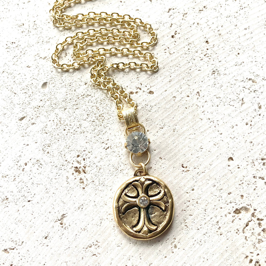 Cross Serenity Necklace