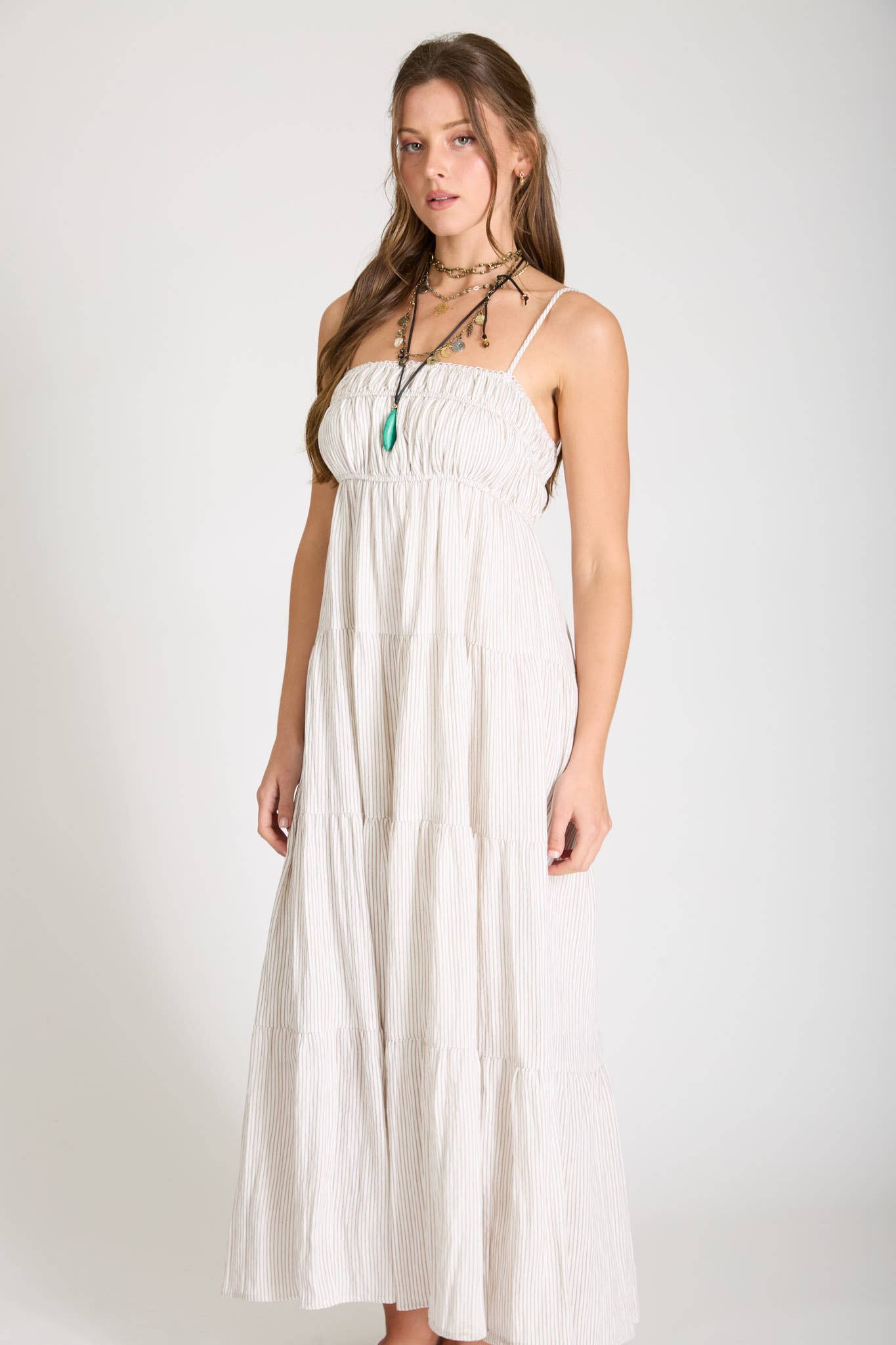 Gracie Tiered Midi Dress