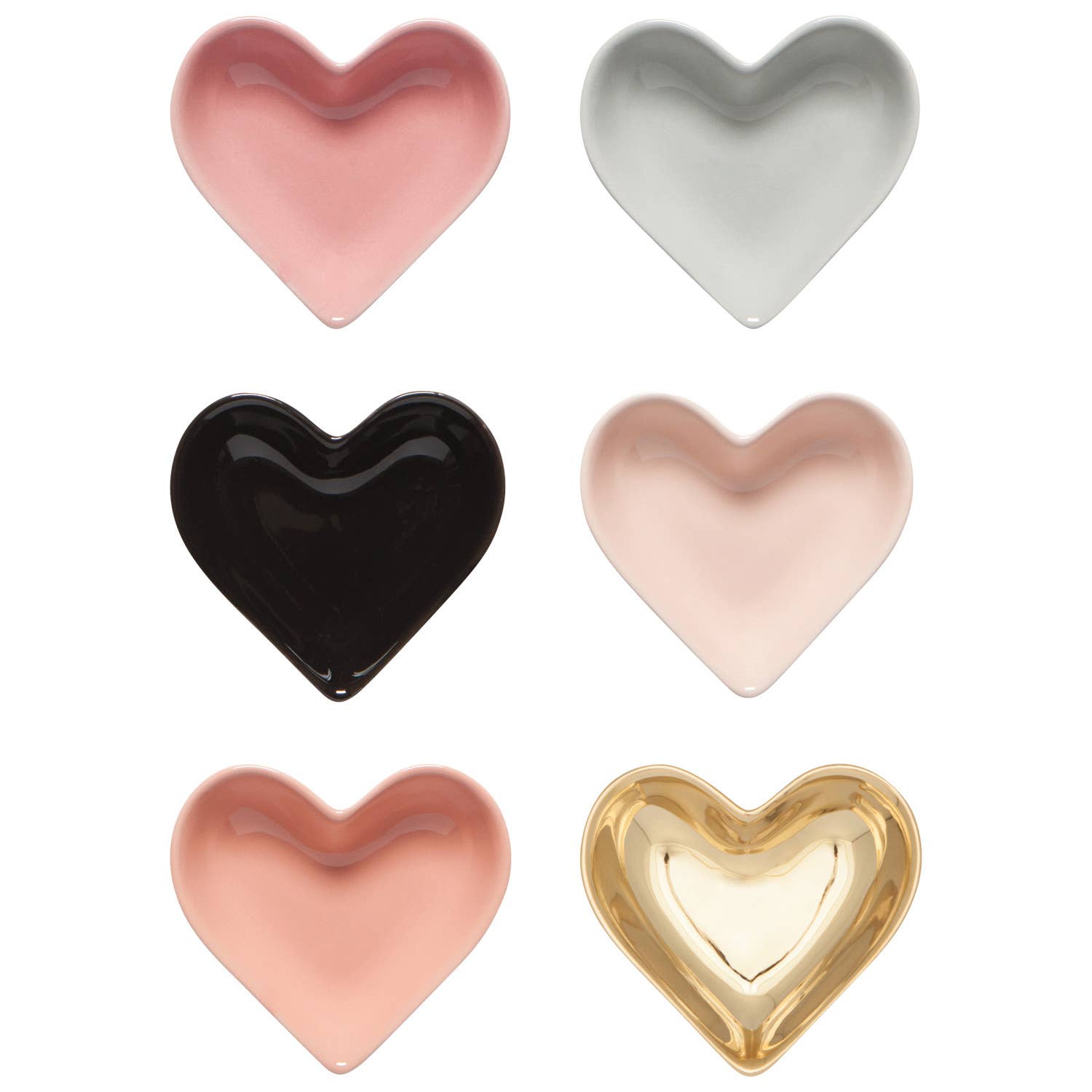 Heart Shaped Pinch Bowls