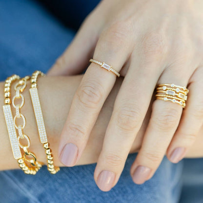 Layered Statement Ring