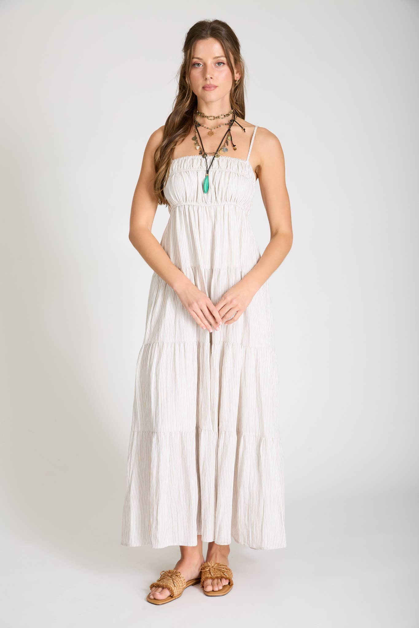 Gracie Tiered Midi Dress