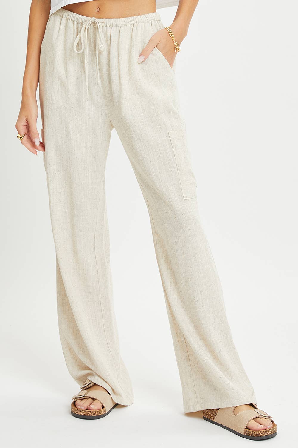 Agnes Linen Blend Pants