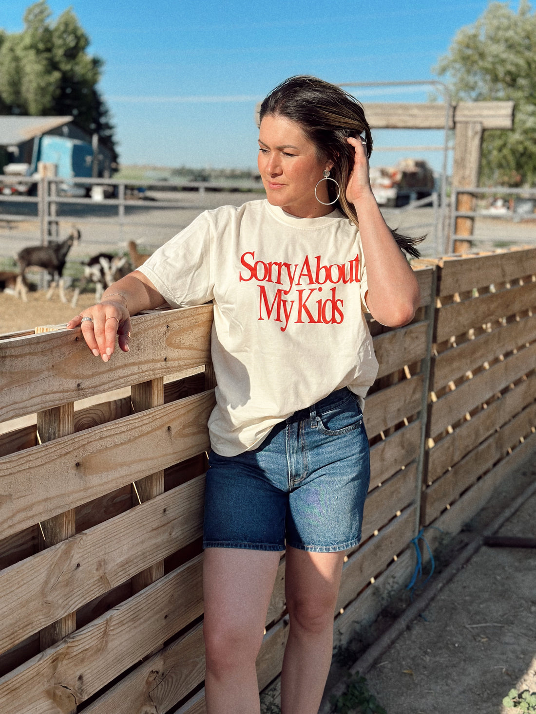 Sorry About My Kids Tee