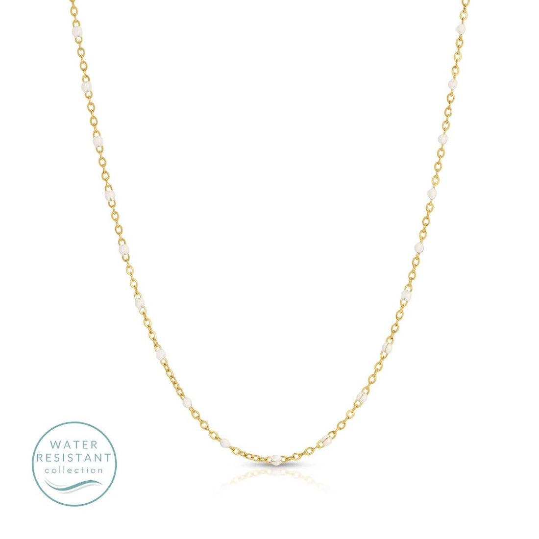 Sweetly Colored Delicate Chain Necklace
