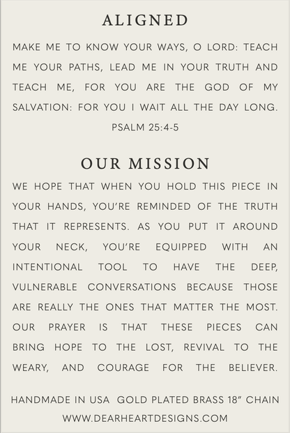 Aligned | Christian Necklace