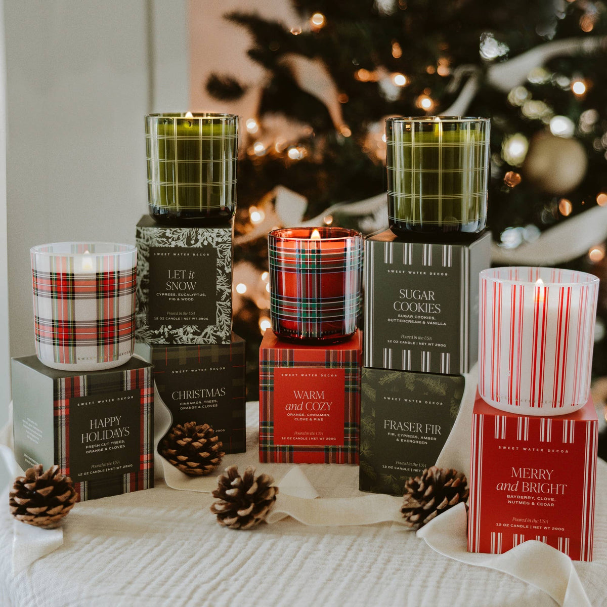 Merry and Bright Boxed Soy Candle