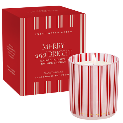 Merry and Bright Boxed Soy Candle
