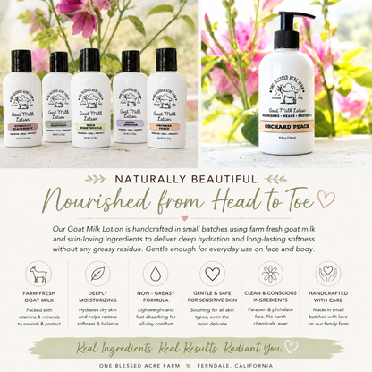 Goat Milk Lotion Hand Cream Body Lotion Travel Size Lotion