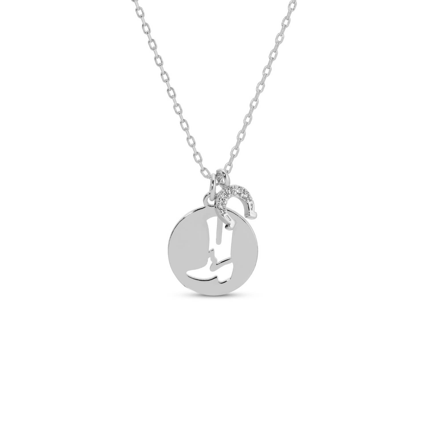 Boot &amp; Horseshoe Necklace