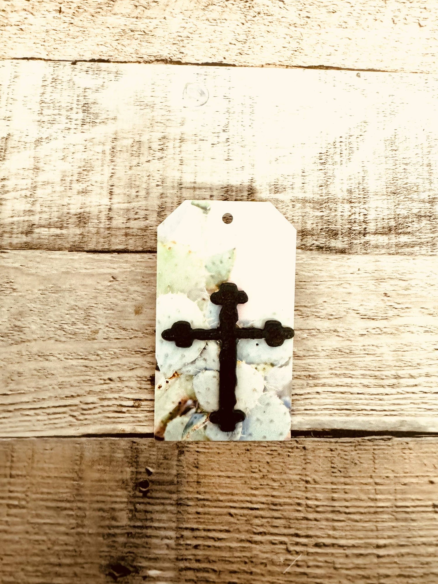 Vintage Cross Rustic Metal Hat Pin Hat Bar Gift USA MADE