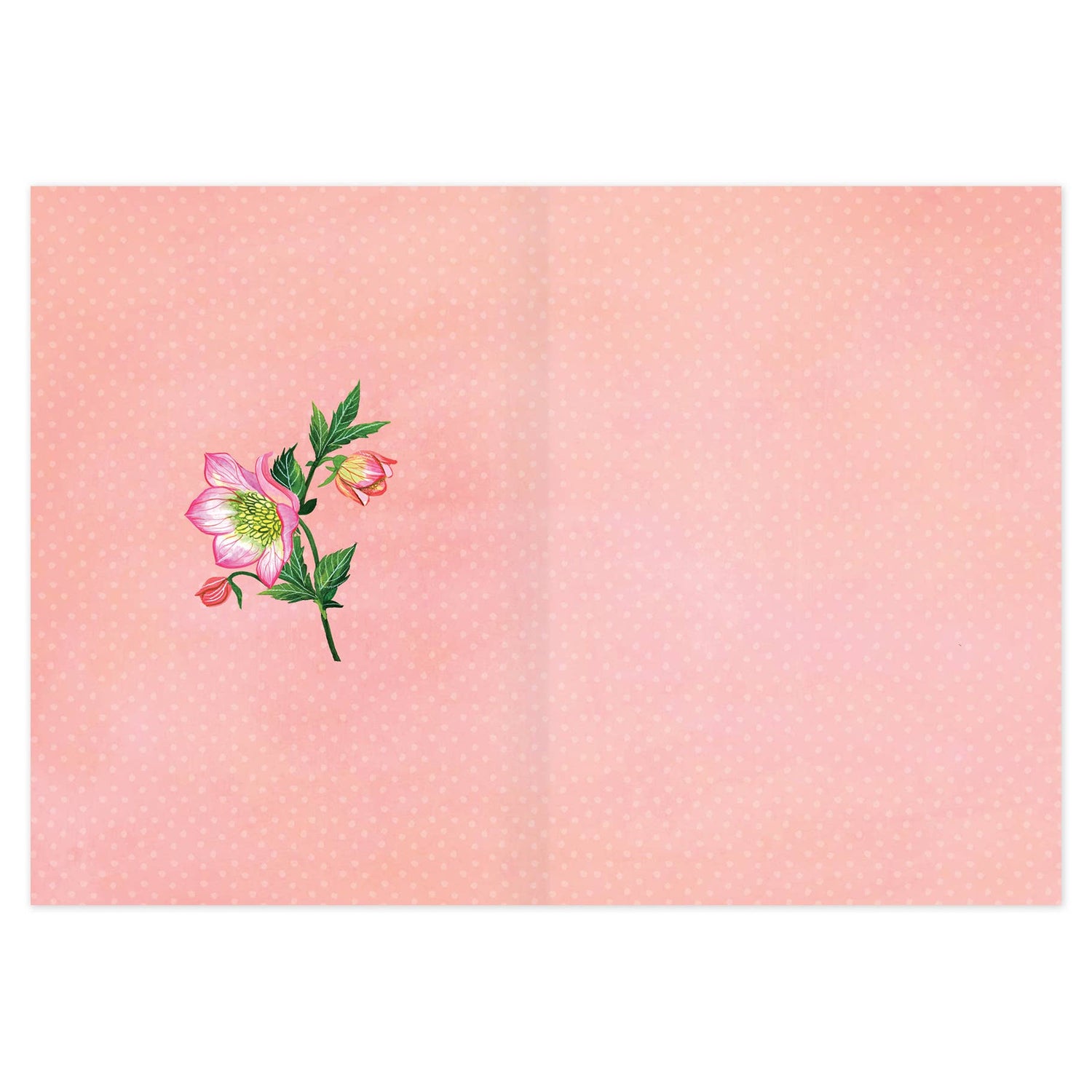 Hellebore Bouquet Thank You Card