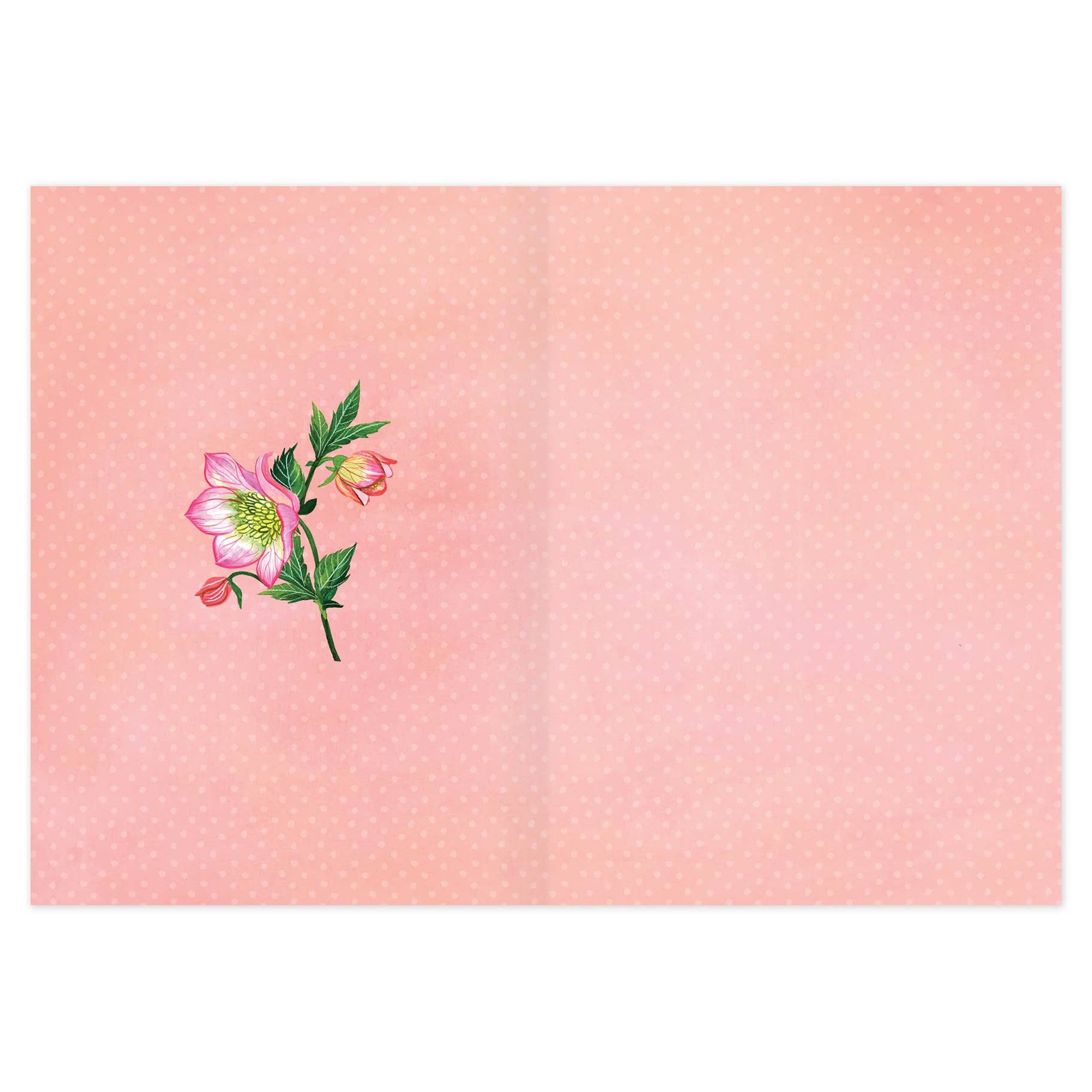 Hellebore Bouquet Thank You Card