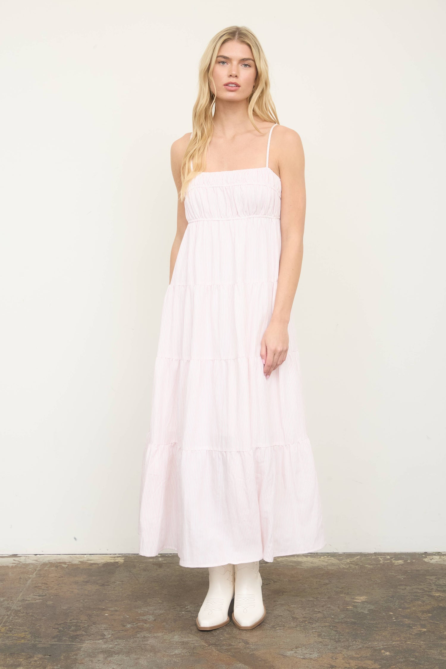 Gracie Tiered Midi Dress