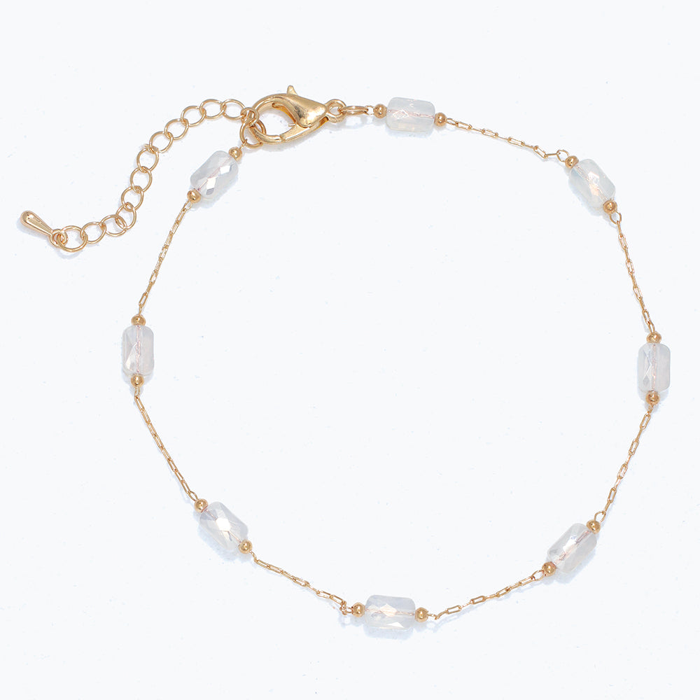 Blue Gem Anklet