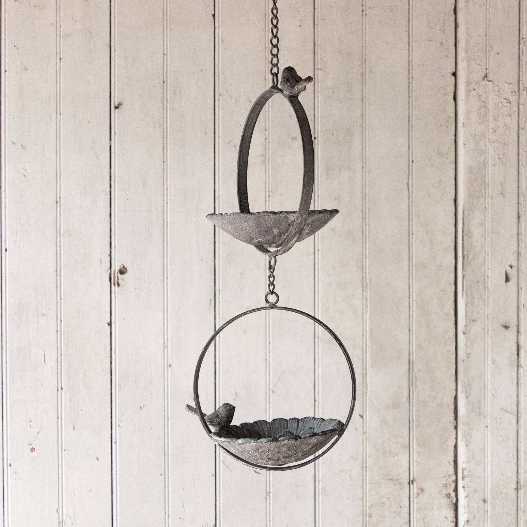 Two-Tiered Hanging Bird Feeder